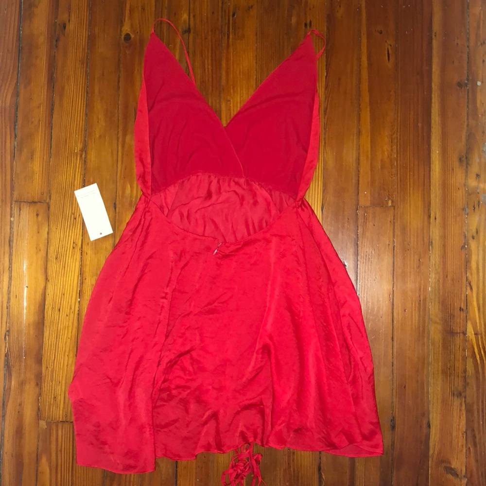 Tobi | Red Skater Dress - Picture 2 of 4